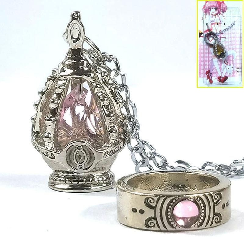 Аниме Томоэ Мами Канаме Мадока Soul Gem костюмы для косплея ожерелье кулон кольцо костюм унисекс ожерелья аксессуары реквизит ювелирные изделия