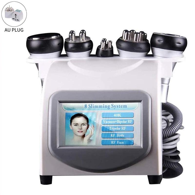 5 In 1 Vacuum Ultrasonic Cavitation Radio Frequency Multipolar RF Body Slimming Machine Skin Lifting Tighten Anti-Wrinkle Device