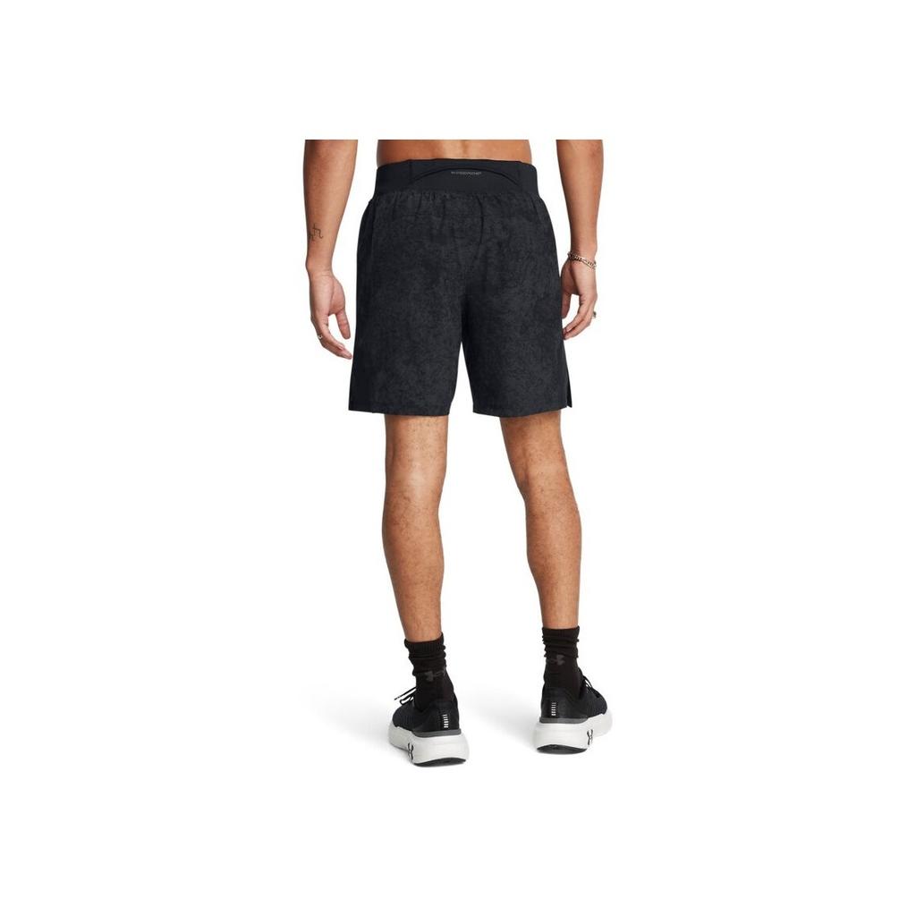 Under Armour Lightweight Soft Woven Comfortable Lace-Up Three-Quarter Casual Shorts Men Shorts Black 1378869-004