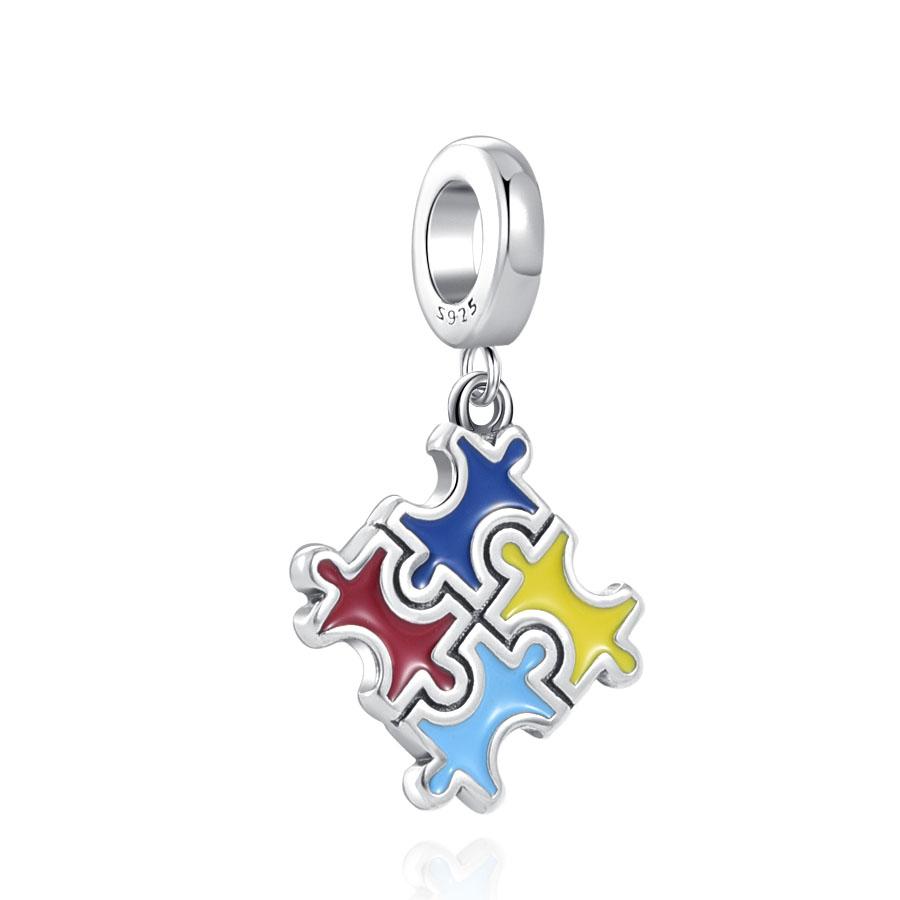 Новый Медный Ловец Снов с Лапой, Шарм-Роза, Пазл, Рука, Сердце, Подвеска-Шарм, Подходит для Оригинального Браслета, Ювелирное Изделие, Подарок, Дракон