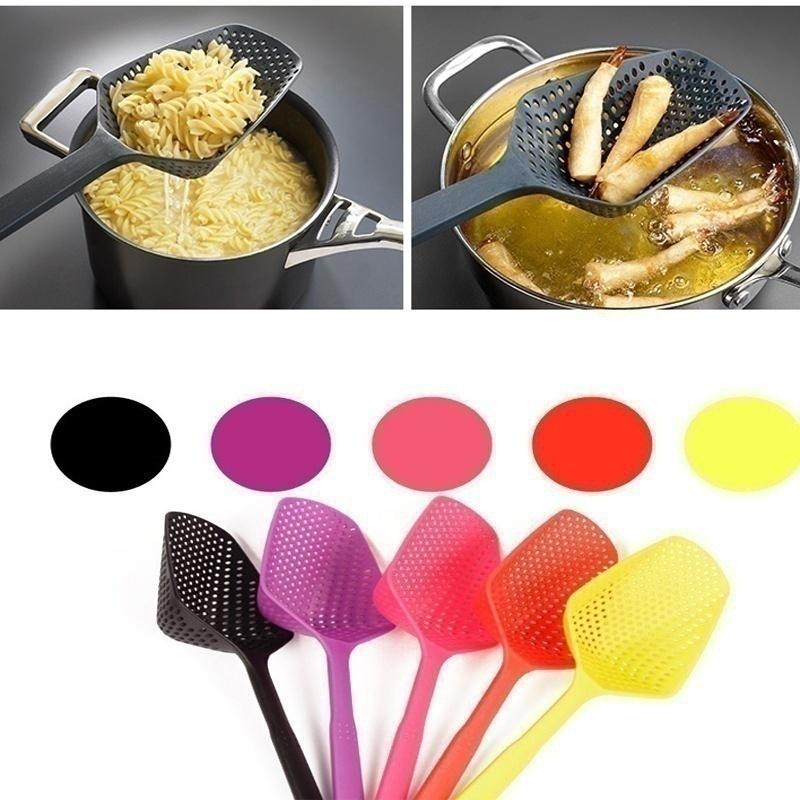 Large Spoon Colander Pasta Heat-resistant Strainer Kitchen Accessories