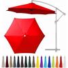 10Ft 6 Ribs Patio Umbrella Replacement Canopy (Canopy only), Canopy Replacement UV Protection Waterproof Outdoor Table Market Yard Umbrella Top