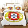 3D Print Portugal Flag Bedding Set Boys Girls Twin Queen King Size Duvet Cover Pillowcase Bed Boys Adult Home Textileextile