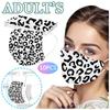 Adult Three-Layer Disposable Dust-Proof Protective Leopard Print Mask