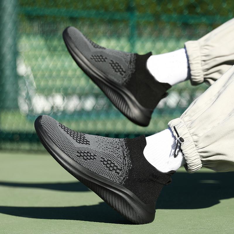 Женская ортопедическая спортивная обувь мужская трикотажная обувь для ходьбы кроссовки спортивные повседневные слипоны унисекс легкие дышащие туфли