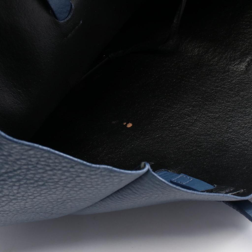 Used BALENCIAGA Everyday Tote S Tote Bag leather Blue Used Women