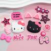 Hello Kitty Red Rose Phone Case, Hair Accessories, Car Ornaments, Water Bottle & Refrigerator Stickers, Crocs Decorations.