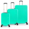 Набор чемоданов из 3 предметов из АБС-пластика Water Green 16420