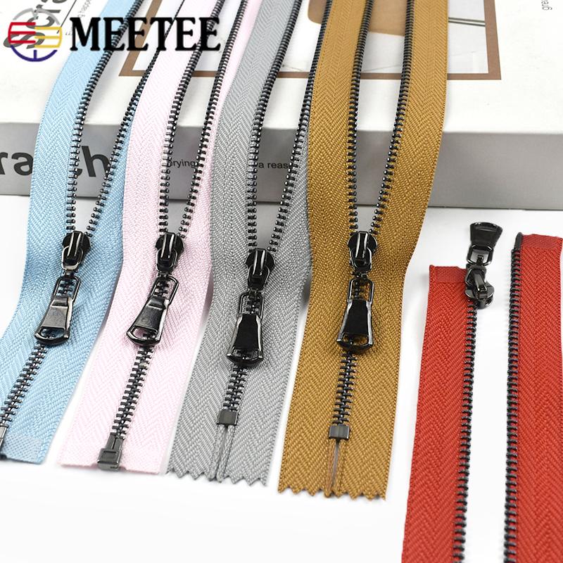 3 шт. Meetee №3 Металлические молнии 15-30 см С закрытым концом 40-70 см С открытым концом Молния для сумки Одежды Декор Застежка-молния Набор для ремонта Швейные аксессуары