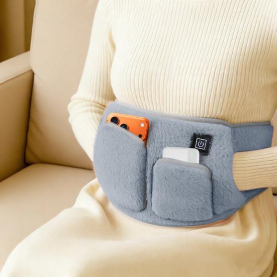 Пояс с подогревом для женщин, регулируемый электрический пояс с подогревом, 3 температурных режима, портативная грелка для спины, живота, для расслабления