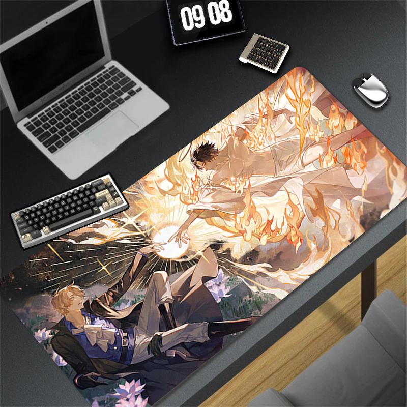 Desk Mat Carpet Desk Accessories Laptop Gamer Mausepad One Piece Mouse Pad Mousepad Office Table Mouse Mats Anime Keyboard Pad