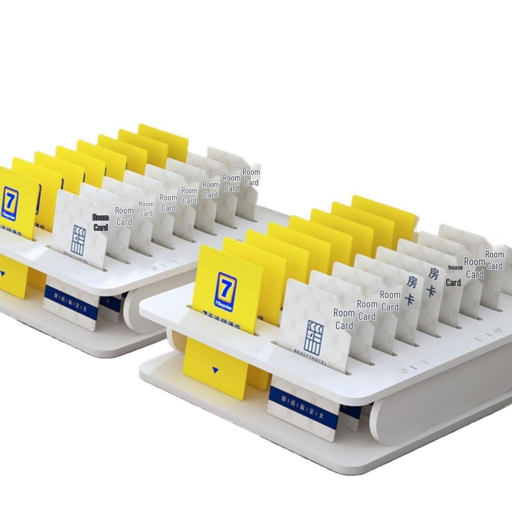 Органайзер-коробка для ключ-карт отеля и визиток с несколькими отделениями