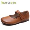 love ycodo Брендовые женские и студенческие летние мокасины из натуральной кожи