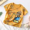 2025 Children's Pure Cotton Cartoon Short-Sleeve T-Shirts for Boys & Girls - Korean Style Summer Tops