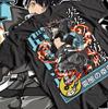 Футболка Fire Force (Пламенная бригада), Футболка Тамаки Котацу, Футболка Skitaru Shonen Firefighters (Пожарные Skitaru Shonen),