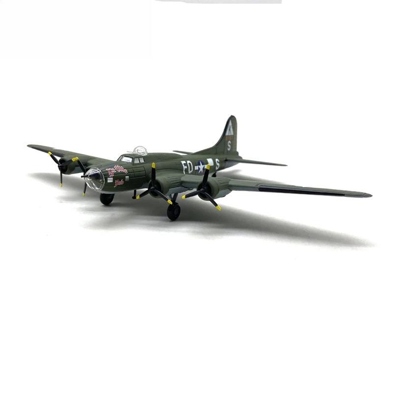 Модели самолетов Боинг Летающая крепость B-17 (Американский бомбардировщик) в масштабе 1/144. Игрушки для взрослых и детей. Для демонстрации.