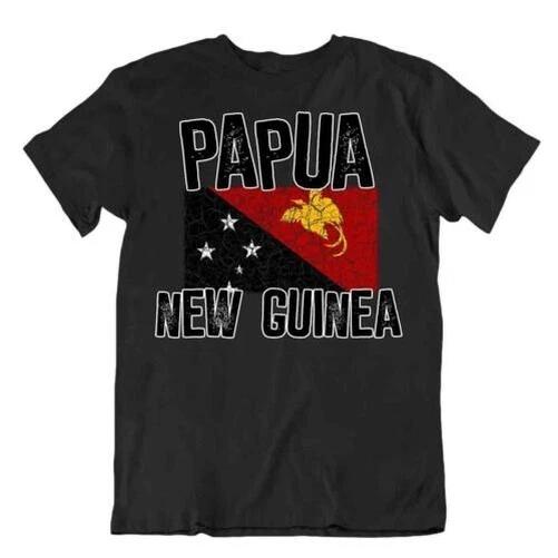 Papua Flag T-Shirt New Guinea Fashion Country Souvenir T-Shirt Pride Logo