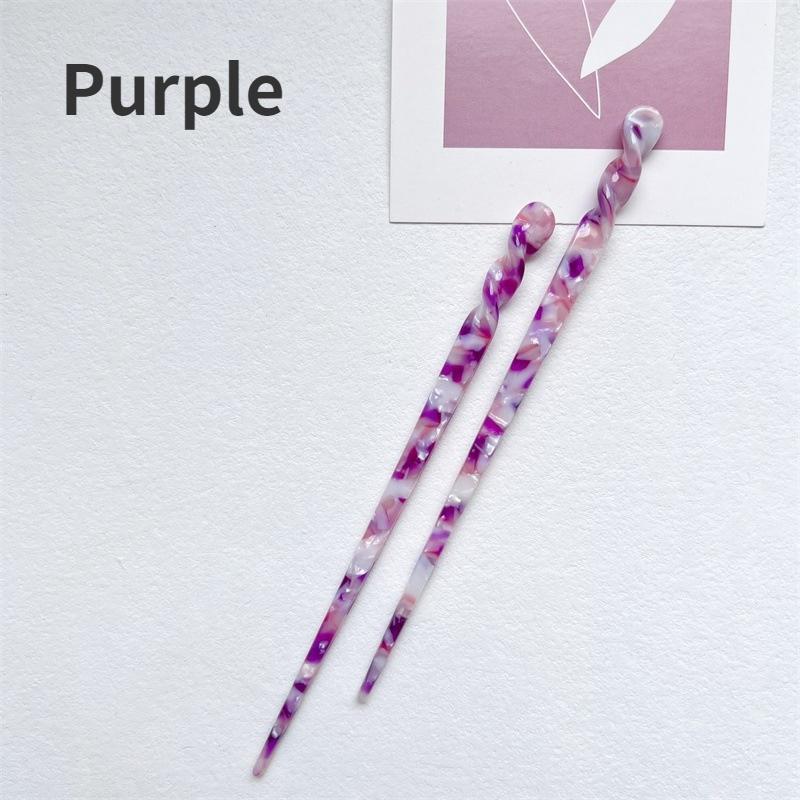 1 шт., модные палочки для волос в китайском стиле, винтажные ацетатные палочки для еды, женские заколки для волос, заколки для волос, свадебные украшения для волос, аксессуары для волос