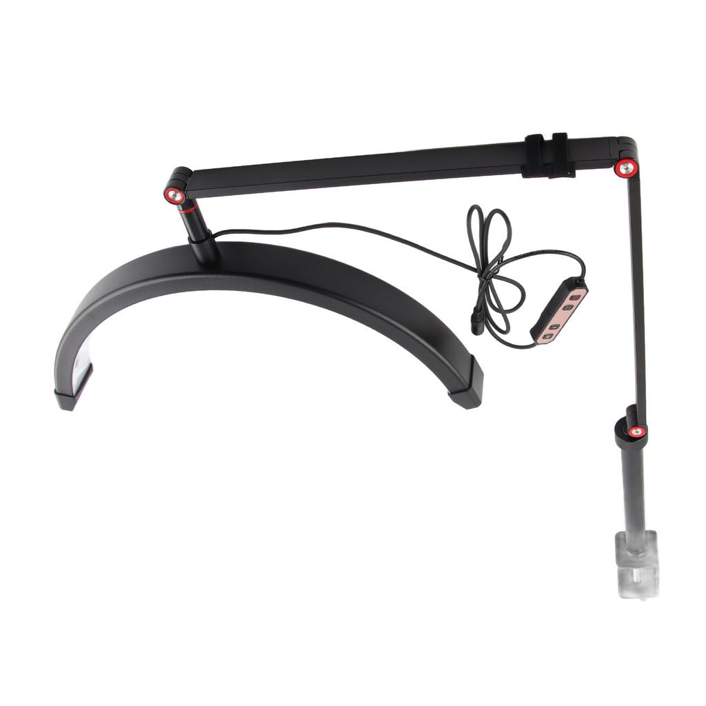 Half Moon Fill Light 360 Degrees Rotation Brightness Color Temperature Adjustable LED Fill Lamp 110‑240V