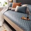 Luxury Sofa Cover 3 Seater Waterproof Loveseat Couch Cover Solid Color Patchwork Quilted Sectional Non -Slip Slipcover Pets