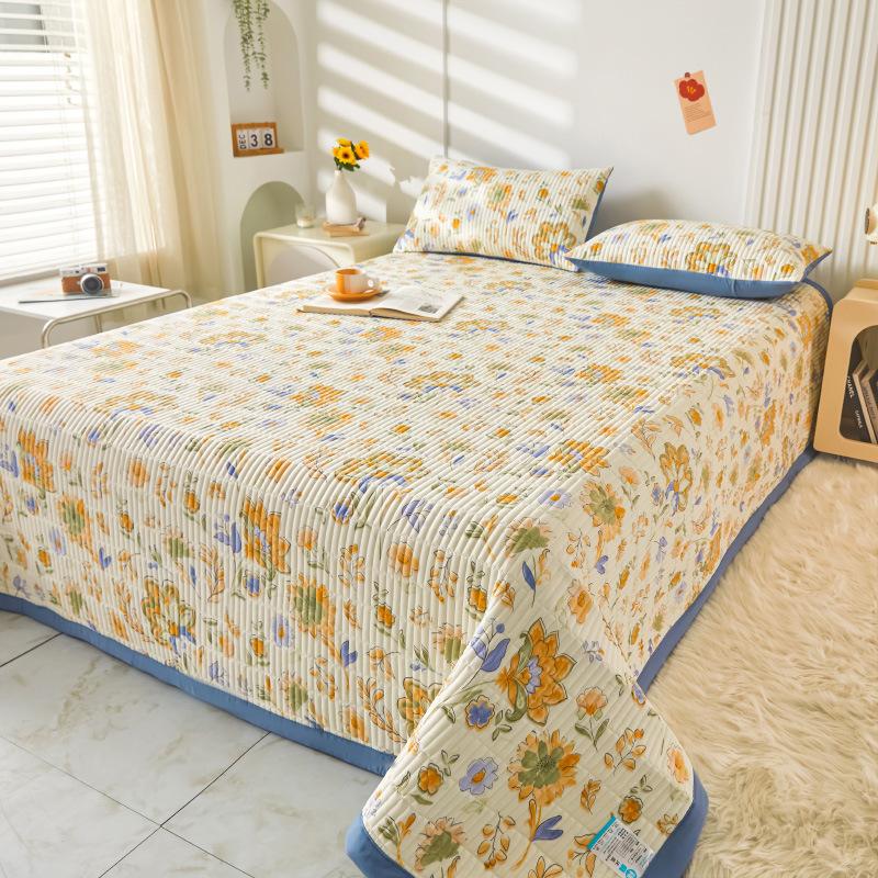 Покрывало для стирки, хлопково-льняная юбка, кружевные покрывала, студенческое общежитие, матрас с татами, нескользящий чехол, тонкое одеяло, четыре сезона