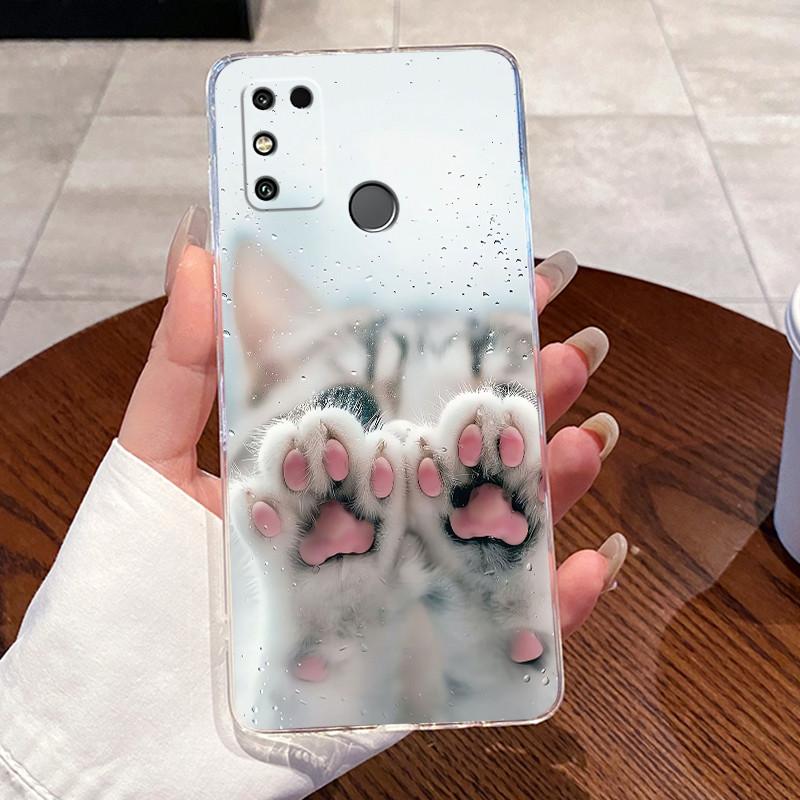 Casing For Honor 9A MOA-LX9N Case Aesthetic Luxury Cute Cool Boys Girls Pattern Transparent Soft Silicone Back Cover Phone Case