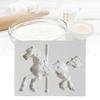 DIY Fondant Moulds Chocolate Mould Candy Molds Carousel Shape Baking Gadget Silicone Material Kitchen Baking Accessories
