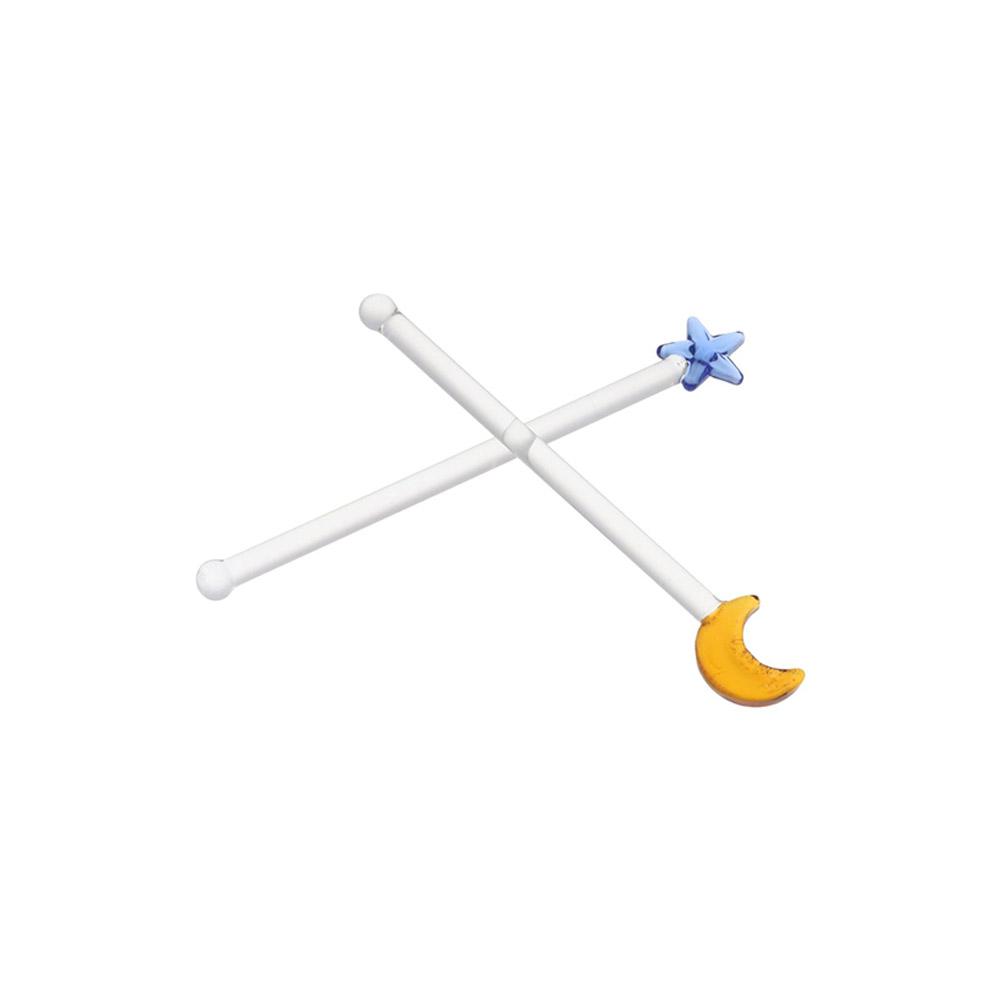 Mix Cocktails High texture Juice Mixing Agitator Stir Bar Spoon Stick Swizzle Sticks Dessert Stick