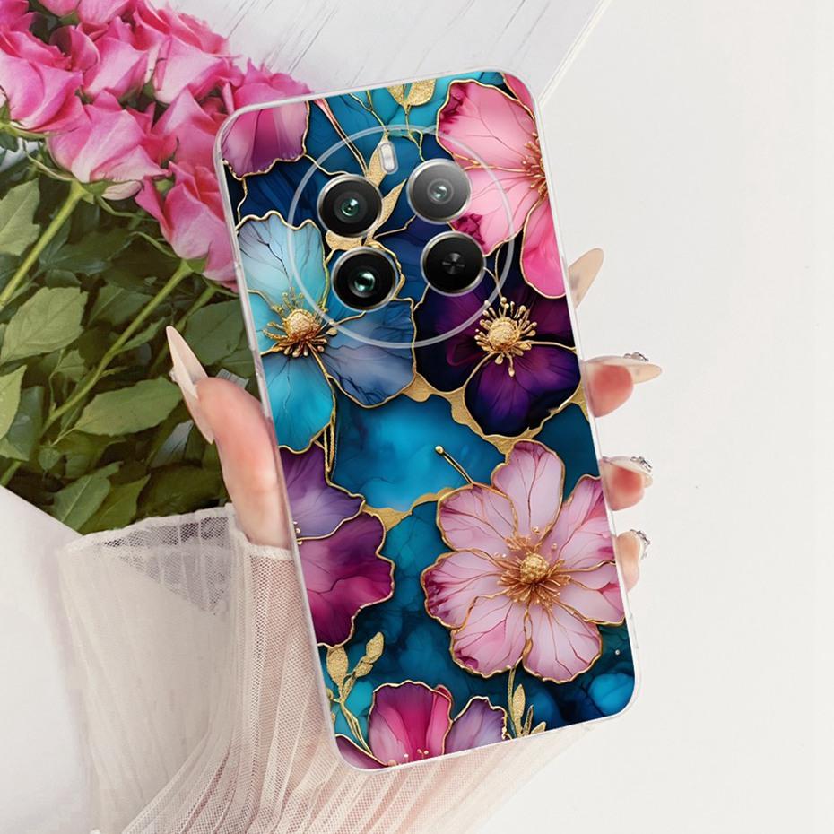 Милый Чехол с Принтом для Realme 12 Pro+ / 12 Pro Мягкий Силиконовый TPU Чехлы для Realme 12Pro Plus 5G Чехлы-Бамперы