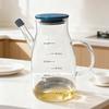 Масляный горшок из боросиликатного стекла Бытовая кухонная стеклянная бутылка для соевого соуса и уксуса с градуировкой Маслостойкий горшок, устойчивый к высоким температурам