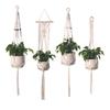 Macrame Plant Hanger Boho Hanging Planter Holder Cotton Rope Flower Pot Hanger for Home Patio Garden Decor