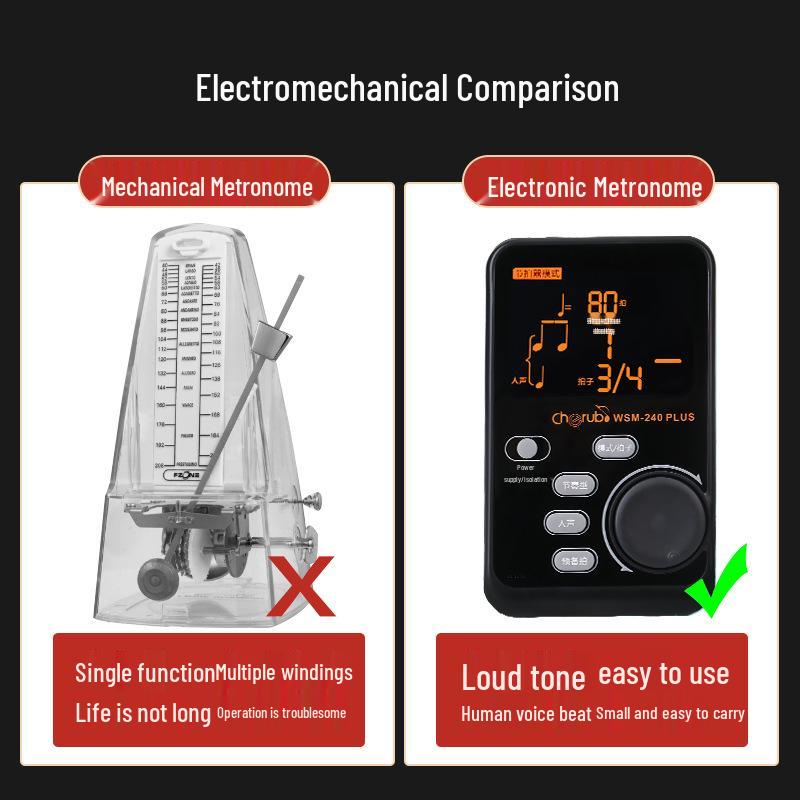 Little Angel WSM240 Universal Electronic Metronome for Piano, Saxophone, Violin, and Guitar Grade Exams.