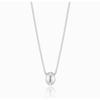 Silver 925 Volume Waterdrop Box Chain Necklace Llns24331U_S