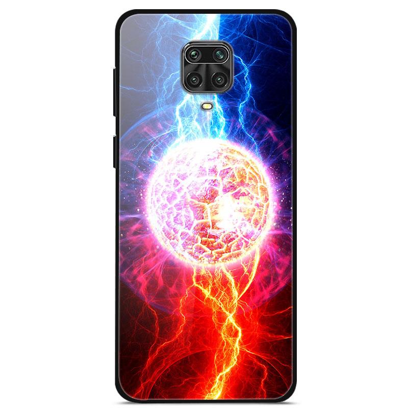 Закаленное Стекло Чехол Для Xiaomi Redmi Note 9S Чехол Мягкий Бампер Жесткий Стеклянный Чехол Для Xiaomi Redmi Note 9 S 9S Pro Max Чехол Для Телефона