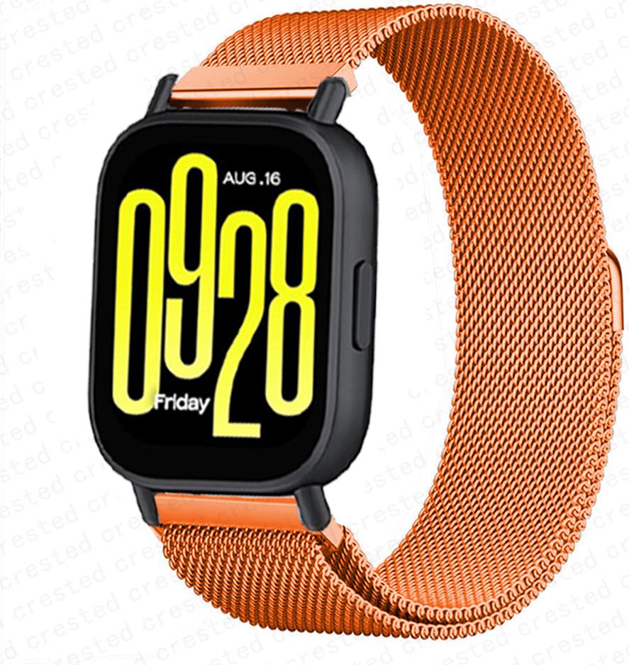 Миланский браслет для Xiaomi Redmi Watch 5 Active Металлический Браслет из Нержавеющей Стали ремешок Redmi Watch 5 Lite Магнитный Браслет