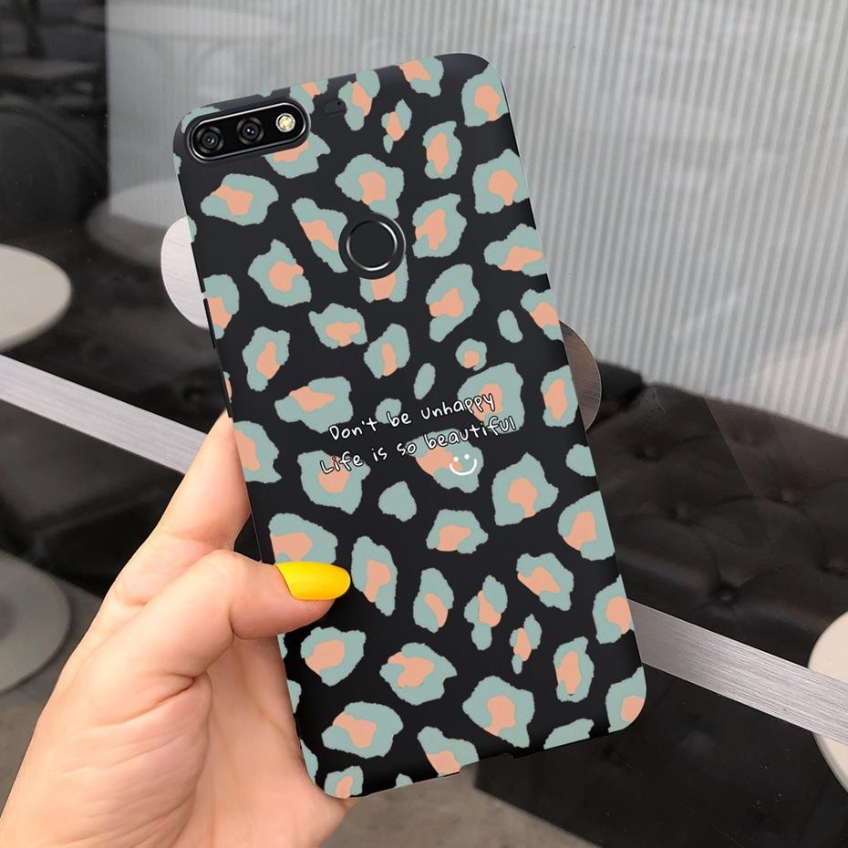 Для Huawei Y7 Prime 2018 Милый Принт Макарон Силиконовый Мягкий Чехол для Телефона Задняя Крышка Для Huawei Y7 (2018) Y7Prime LDN-LX3 LX2