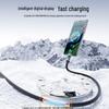 120W Fast Charging Dual Type-C Cable with Intelligent Display for Apple & Huawei Devices