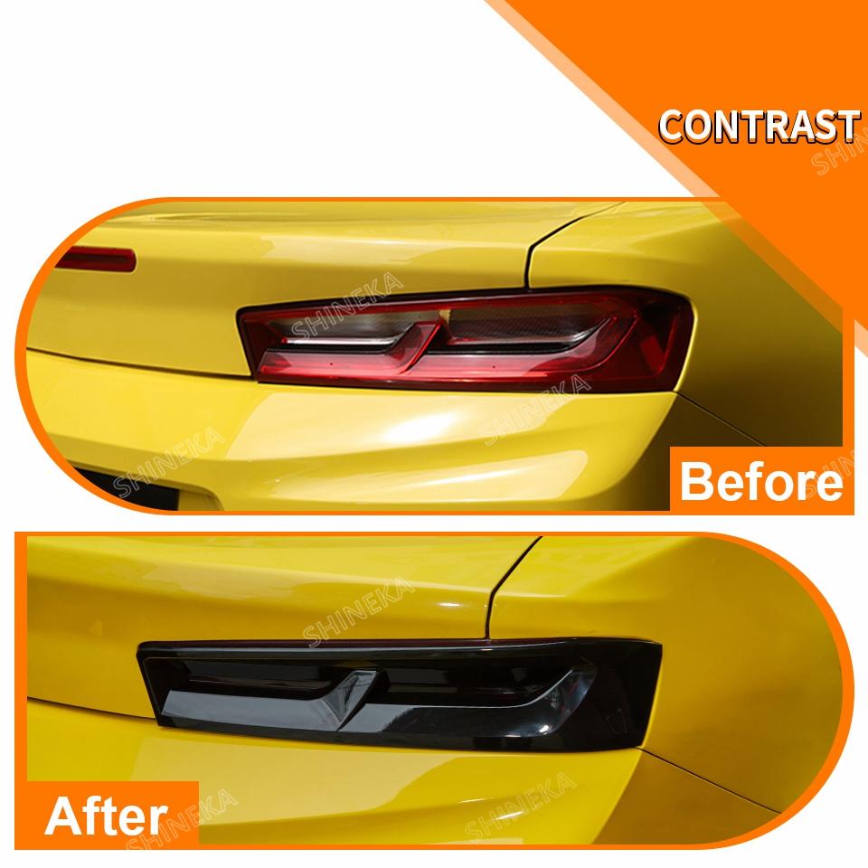 Car Rear Tail Light Lamp Decoration Cover for Chevrolet Camaro 2016-2018 Exterior Taillight Cover Accessories for Camaro 2019 Up