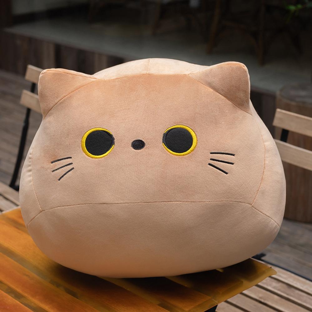 10/30CM Black Cat Plush Pillow Cartoon Cat Head Cat Doll Gift Cuddly Pillow Cushion Doll  Girl