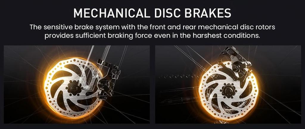 Электровелосипед FENGQS Q8 750 Вт Мотор 48 В 17,5 Ач Аккумулятор Шины 27,5*2,1" Максимальная скорость 50 км/ч Максимальный запас хода 85 км Механические дисковые тормоза