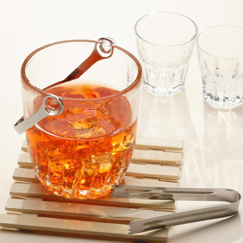 880 мл Вечеринка Бар Прозрачная Посуда Красное Вино Пиво Шампанское Ведра для льда с ручкой Европейский стиль Стеклянное Изолированное Ведро для льда