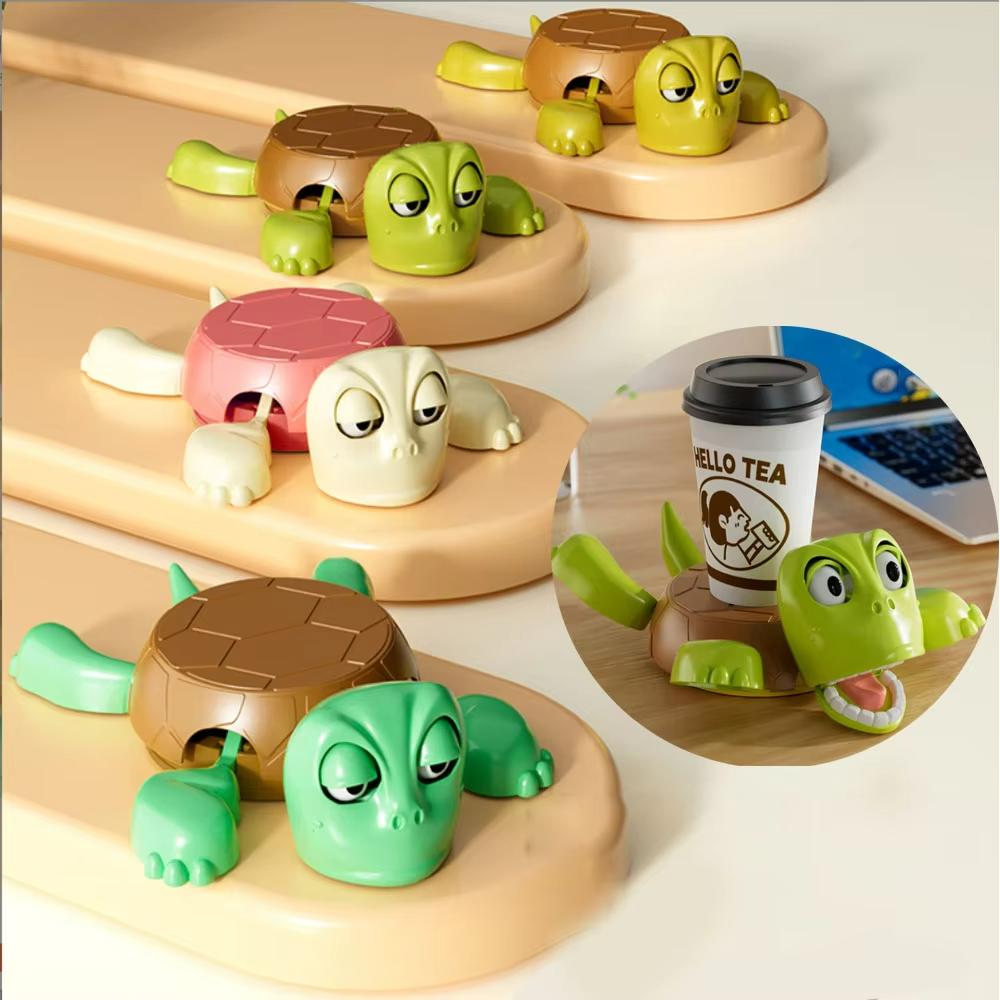New Fun Anti-scald Coaster Turtle Cup Pad Tea Coffee Mug Drinks Holder Tableware Decorative Plastics Ornament Home Table Decor
