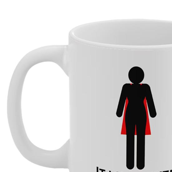 Персонализированная керамическая кружка для вдохновения женщин «Это никогда не было платьем» Мотивационная кофейная кружка Трендовая посуда Подарок для любителей кофе