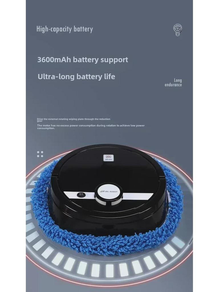 Умная электрическая швабра и сушилка для пола двойного назначения для сухой/влажной уборки