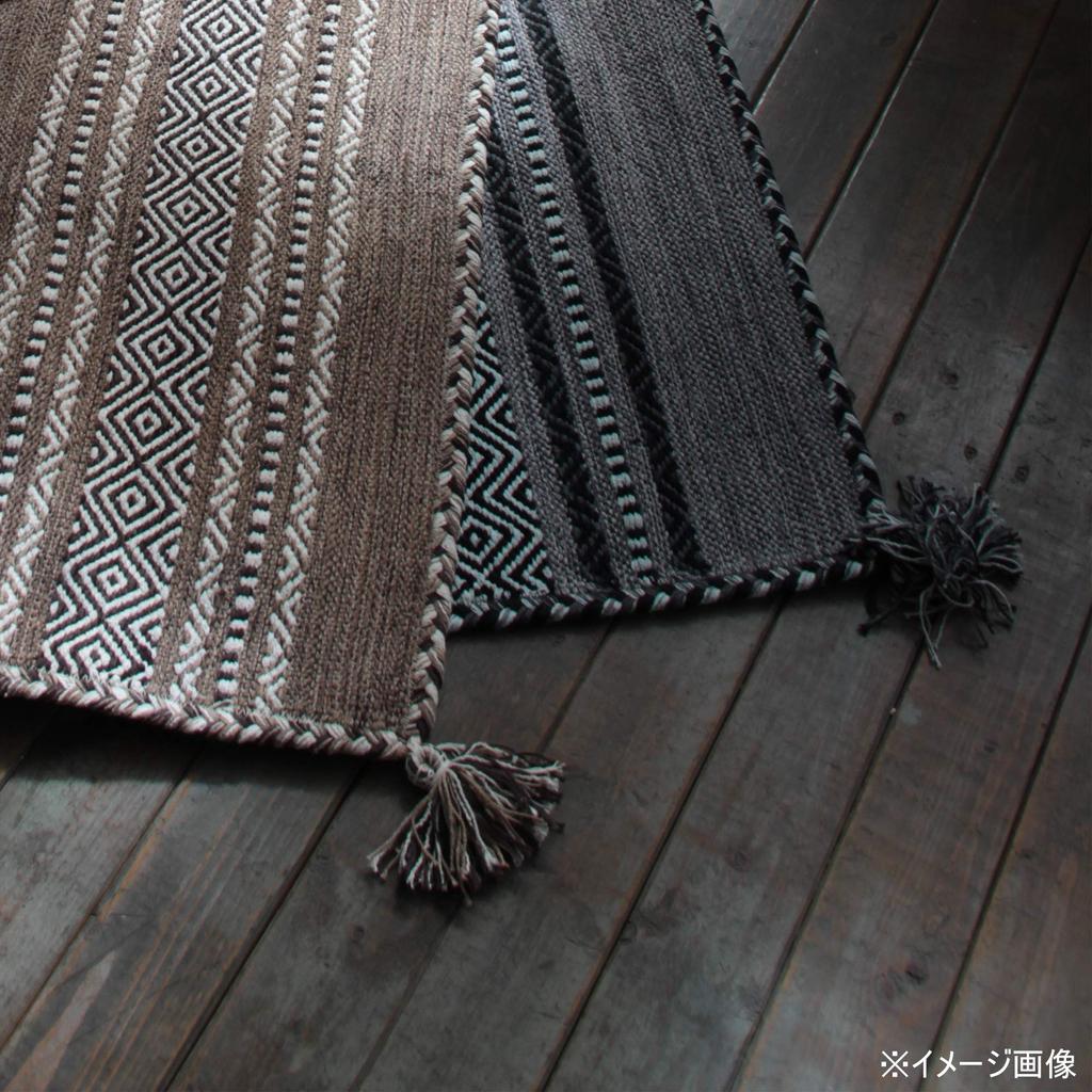 AZUMAYA Chenille Rug, Gray