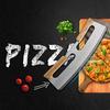 Double Handle Labor-saving Pizza Cutter Stainless Steel Practical Anti-rust Pizza Divider for Home