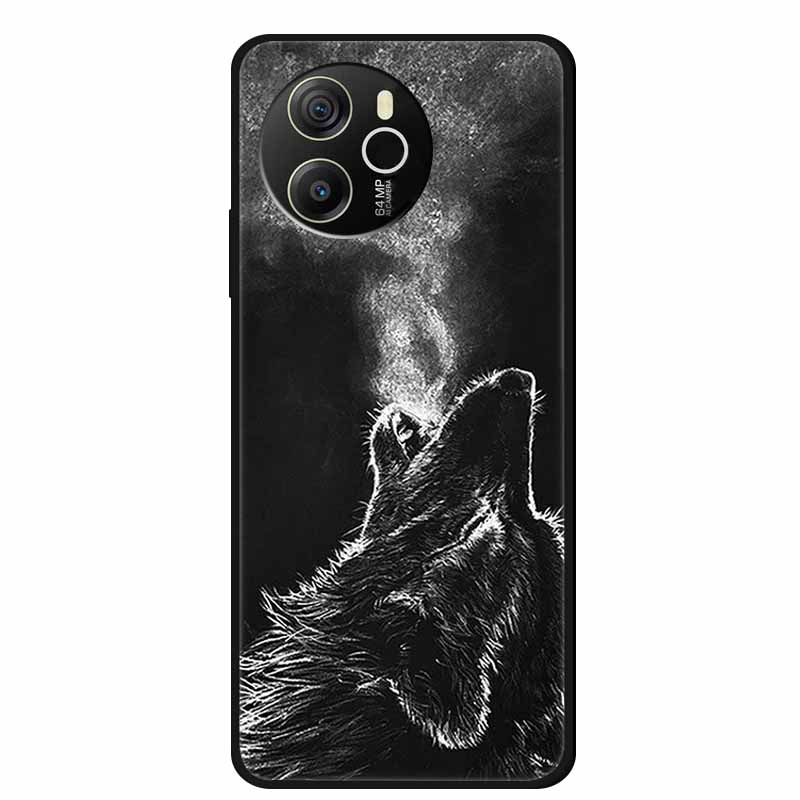 Для Blackview Shark 8 6.78'' Чехлы Животные Расписные Мягкий ТПУ Силиконовая Задняя Крышка для Black view Shark 8 4G Модные ТПУ Чехлы для Телефона