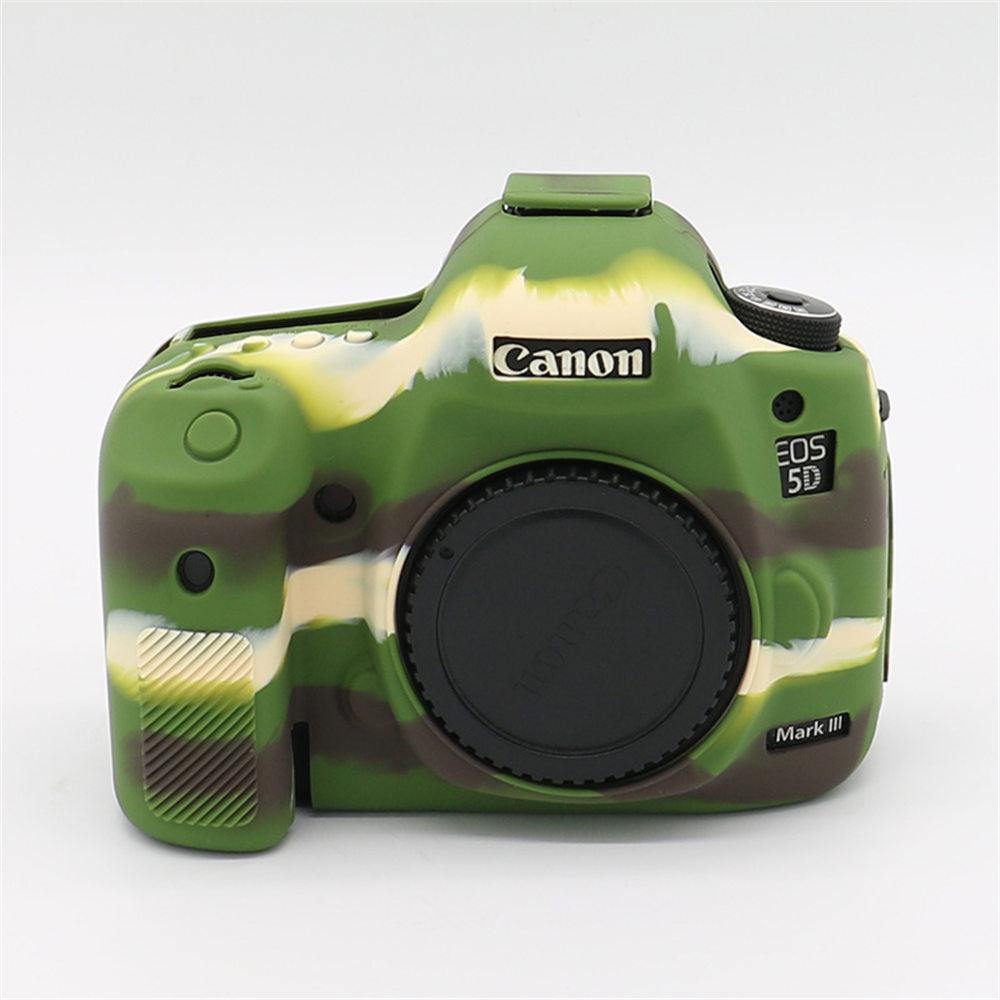 Мягкий силиконовый защитный чехол для корпуса камеры Canon EOS 5D3 5D Mark III, противоударный, резиновый чехол-скин
