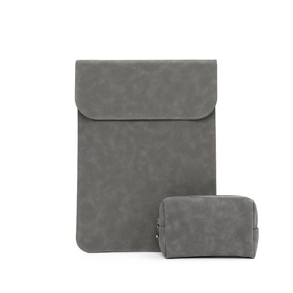 Coding Vertical Sleeve Laptop Pouch KD-18, Gray