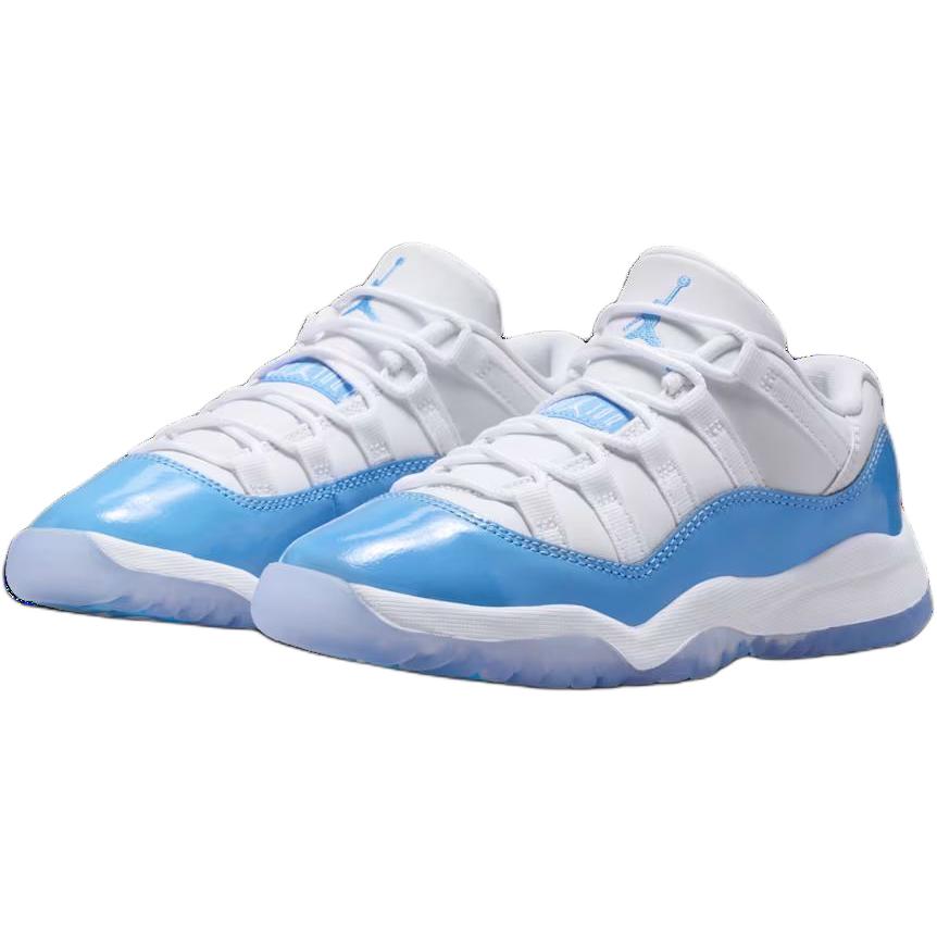 Air Jordan Jordan 11 Retro Low PS University Blue 2026 Детские кроссовки Белый Черный FV5116-100